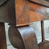 Antique side table trumeau or console table mahogany