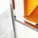Danish orange chair by Sigvard Bernadotte for France & Søn 1970s
