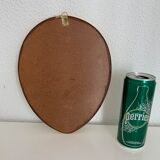 Vintage mirror 1960 asymmetrical mirror - 25 x 20 cm