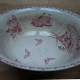 Saladier former earthenware butterflies Badonvilliers