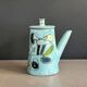 Ceramic teapot by Marie-Christine Treinen - Vallauris - Ref 1396