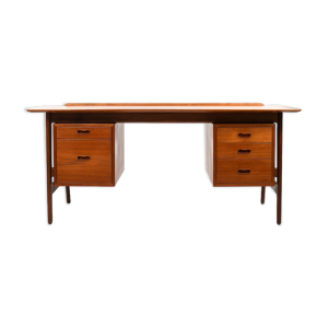Bureau en teck fin par arne vodder pour vamo Møbelfabrik années 1960