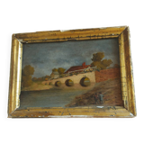 Painting, painting, oil on wood