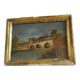 Tableau , peinture , huile sur bois