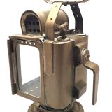 Old lamp in acetylene sncf station master ets albert butin railway