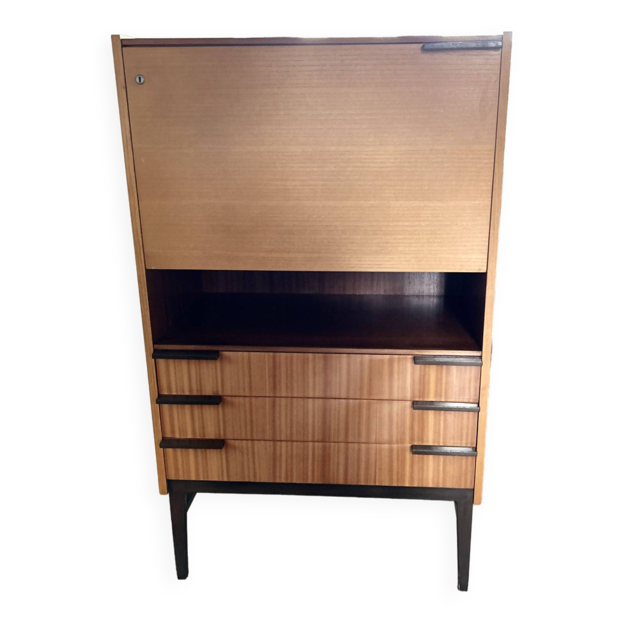 Vintage secretary desk by Frantisek Mezulanik, 1960
