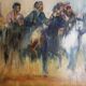 Painting – Riders & Horses, Béatrice Farge