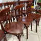 Suite de 10 chaises de Bistrot vintage années 1970