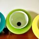 Suspension in green opaline mushroom design 60s-70s