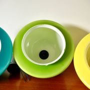 Suspension in green opaline mushroom design 60s-70s