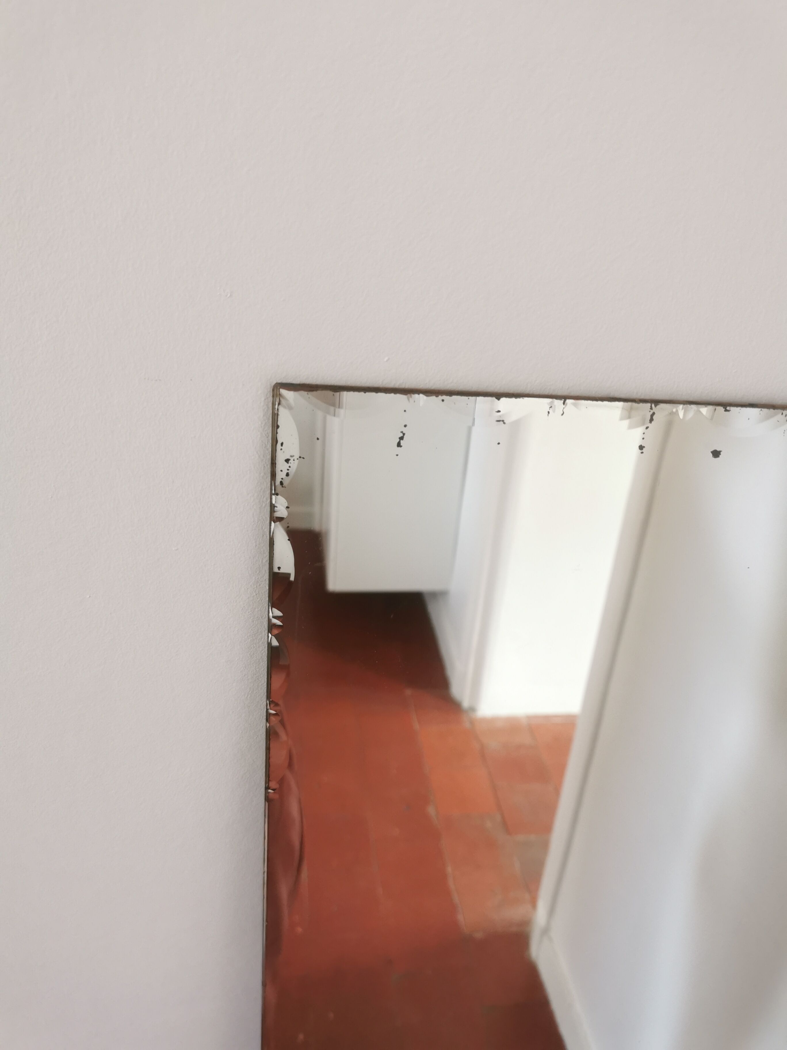 Art Deco beveled mirror