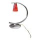 Curved retro-futuristic design lamp – Massive – 1990s