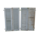 Set of 4 shutters in grey lasewood