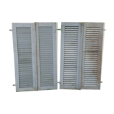 Set of 4 shutters in grey lasewood