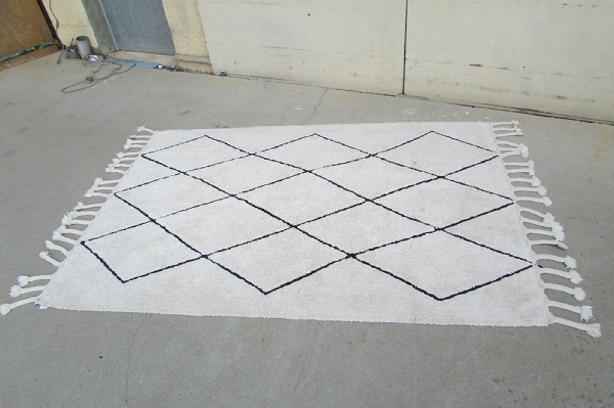 Berber cotton carpet, 200x140 cm
