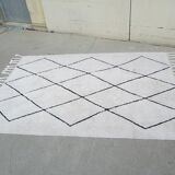Tapis berbère en coton, 200x140 cm