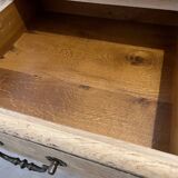 Solid oak chest of drawers