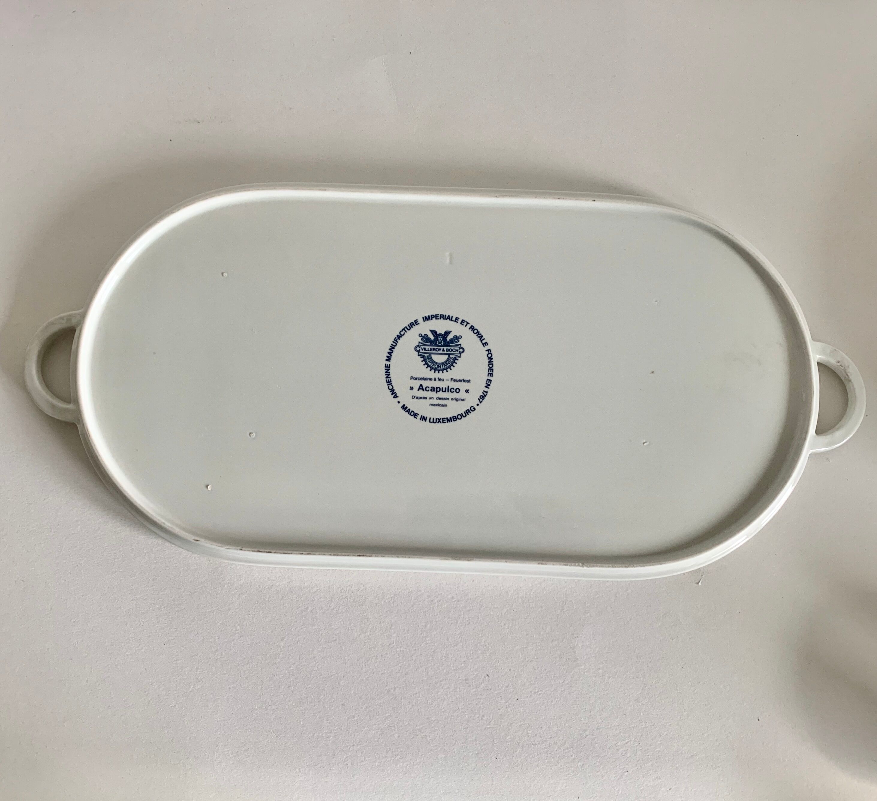 Villeroy & Boch Acapulco serving dish, 1970