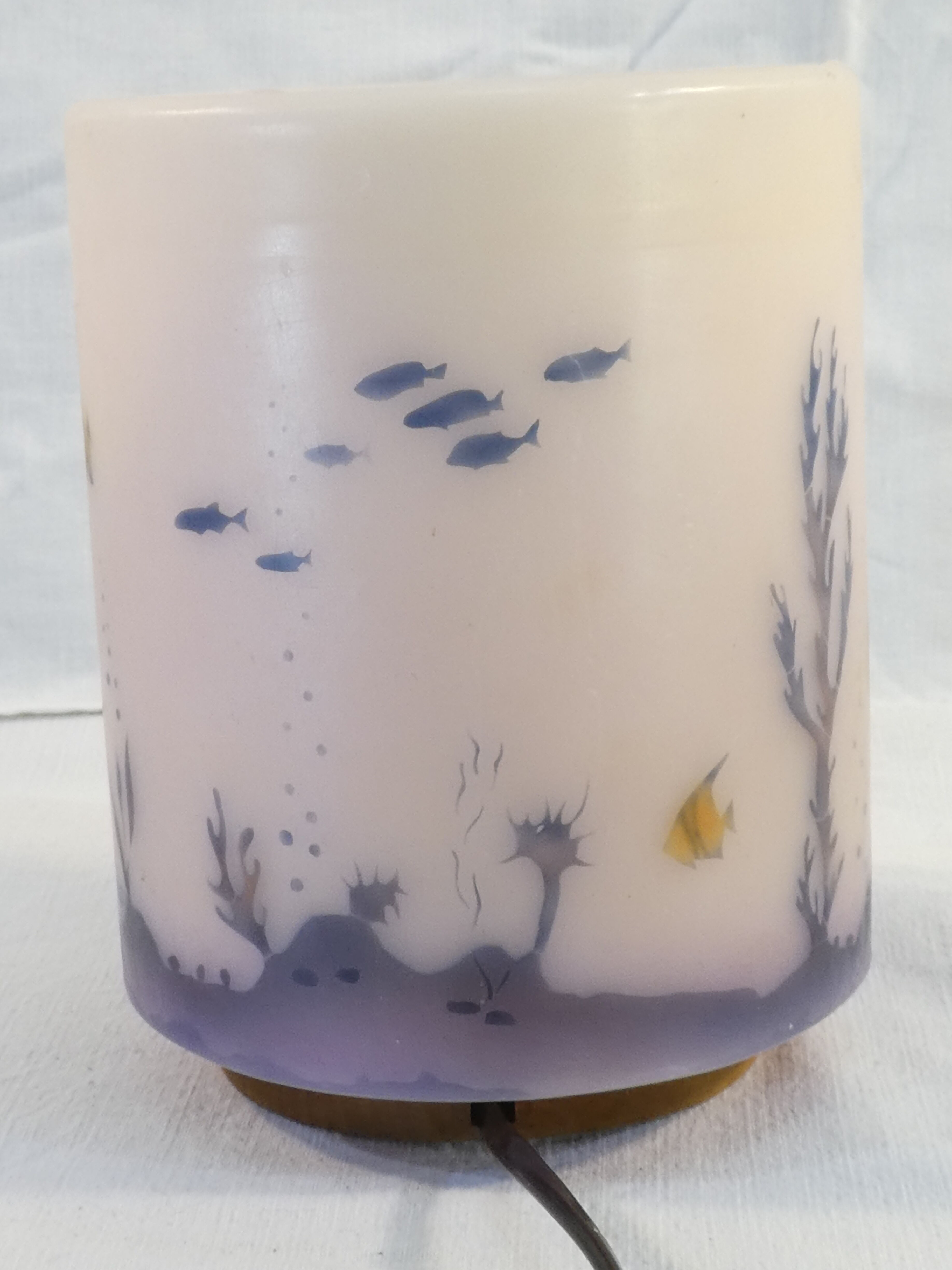 Vintage children's night light decor from the seabed