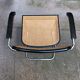 Marcel Breuer armchair, chrome and black chair