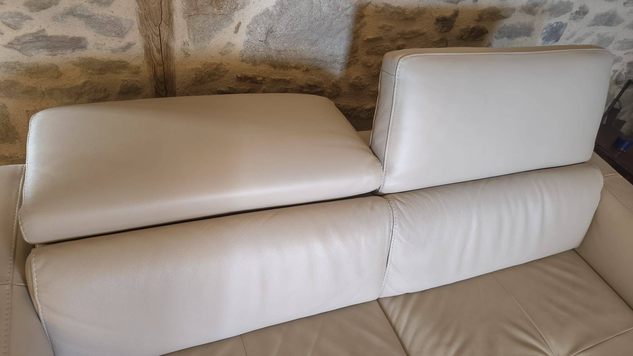 Leather sofa - Maison XXL