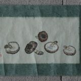 Japanese painting, Svampar, Mixed technique on Artistic Fabric, Denmark
