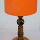 Large pine table lamp by Uno & Östen Kristiansson for Luxus, Sweden