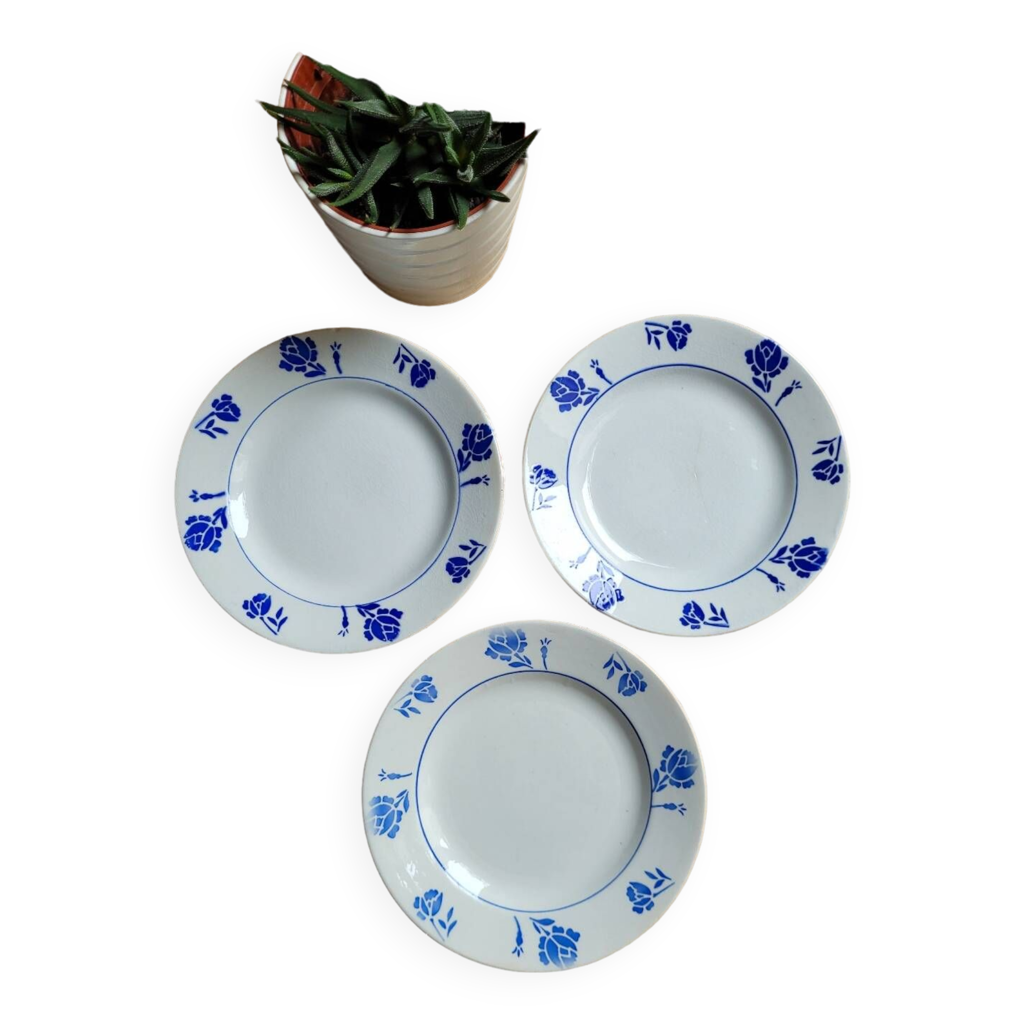 Set of 3 Luxembourg dessert plates