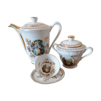 Limoges porcelain coffee service