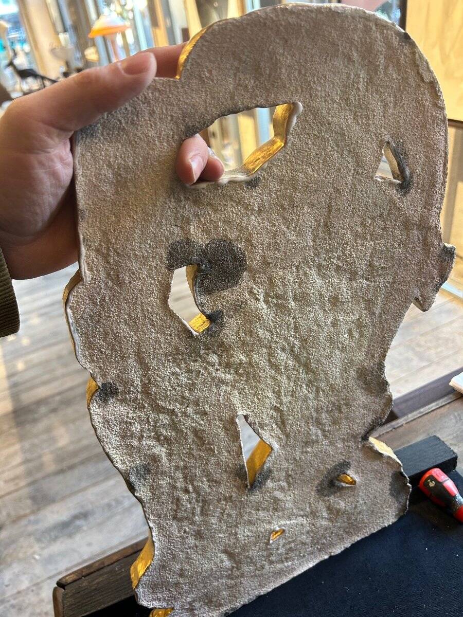 Art Deco ceramic bas-relief