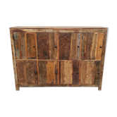 Armoire en bois ancien. 8 portes.