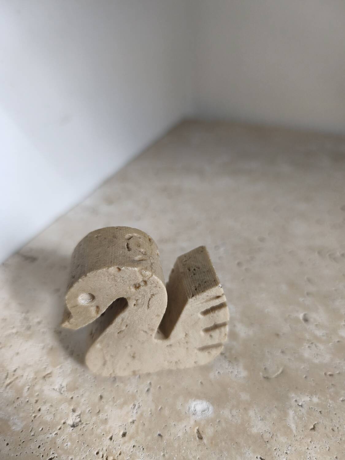 Travertine Swan
