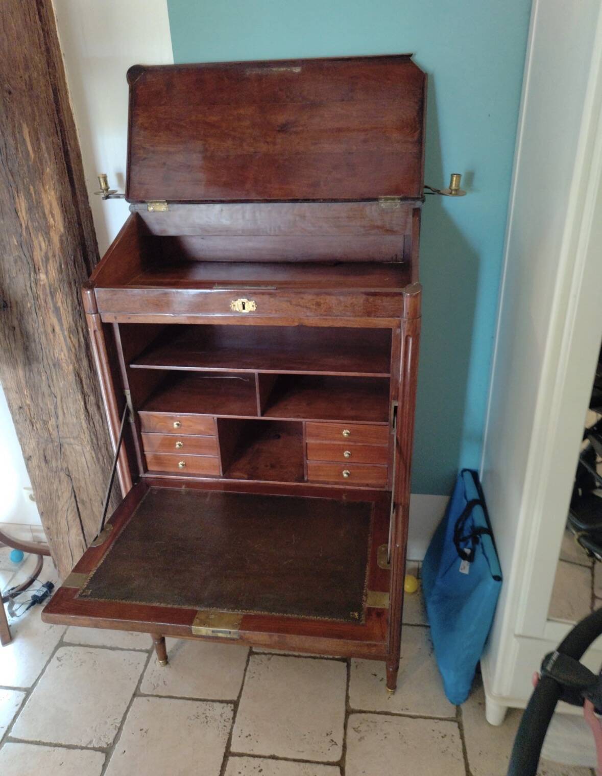 Stamped XVIII century Louis XVI secretary