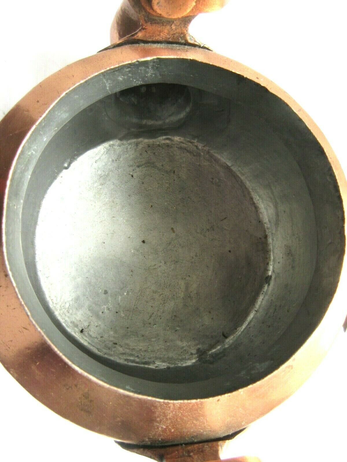 Old copper kettle, stamped, Art Deco 1930