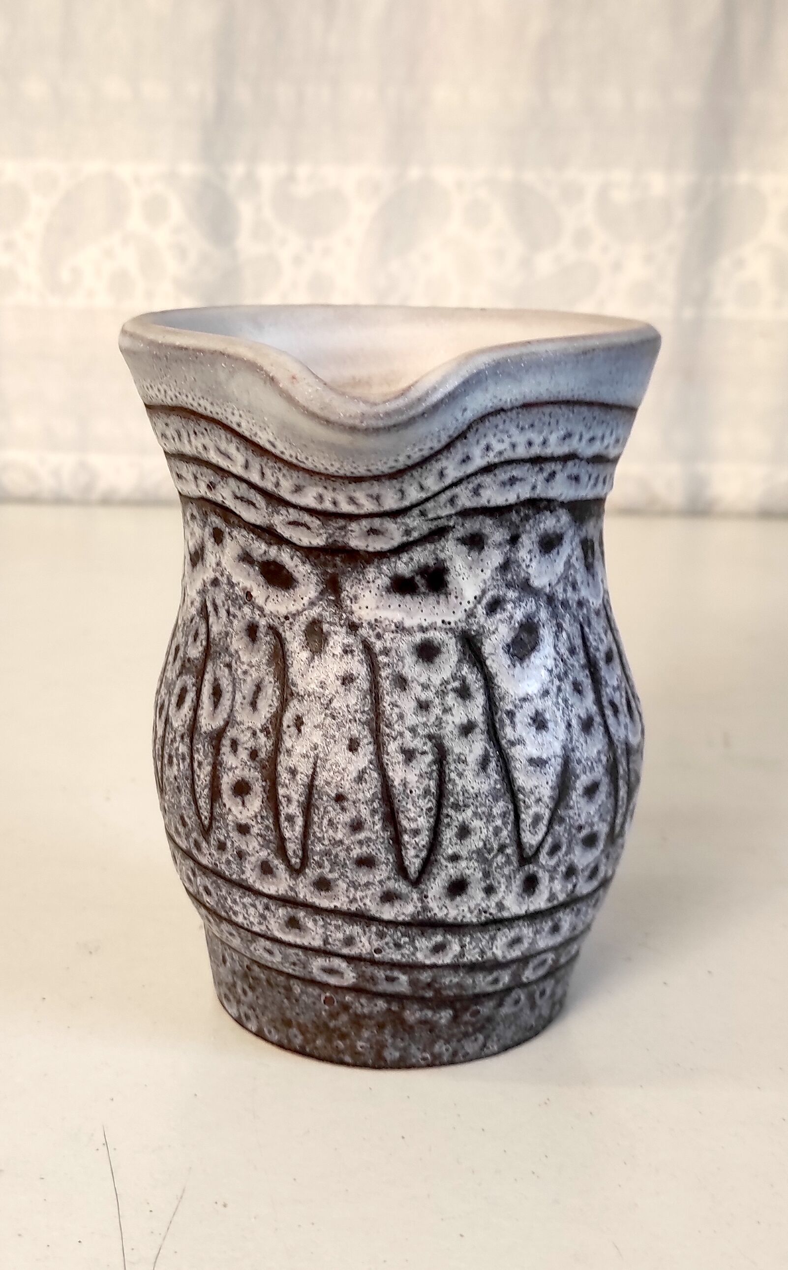 Ceramic pitcher by Jean Austruy, Vallauris, 50s/60s