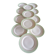12 dessert plates Descotte Reboisson & Barranger (D.R.B.) Limoges