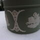 Boite a bijoux ancienne porcelaine wedgwood verte