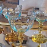 7 George Sand stemmed glasses