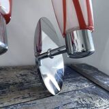 Vintage chrome wall lights