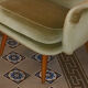 Organic Chair Danish Scandinavian years 50 / 60 ice green vintage