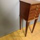 Louis XVI bedside table in mahogany with five drawers.