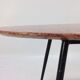 Italian Midcentury Coffee Table with Marble Top and Brass Feet, 1950s