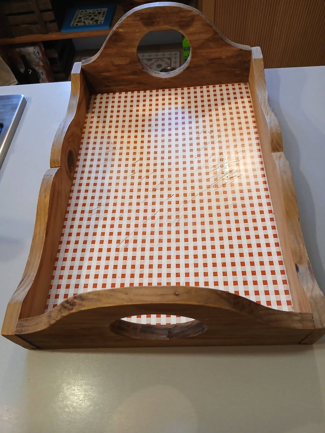 Wooden tray