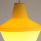 Early plastics cellulose pendant lamp by Atelier de recherche plastique and Rotaflex 1950s.