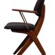 Louis van Teeffelen scissors dinner chairs , wébé, Dutch design