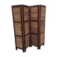 Screen is made of exotic wood 4 pans