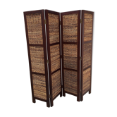Paravent est en bois exotique 4 pans