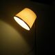 Reclining table lamp by Koch & Lowy for OMI, brass, metal, fabric - Germany - 60s/70s