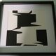 Tableau Vintage Art Optique - Victor Vasarely "Phantom" - Frame 40x40cm