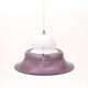 White and purple KD14 suspension by Sergio Asti for Kartell, 1970s.